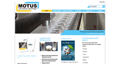 Desktop Screenshot of motus-engineering.de